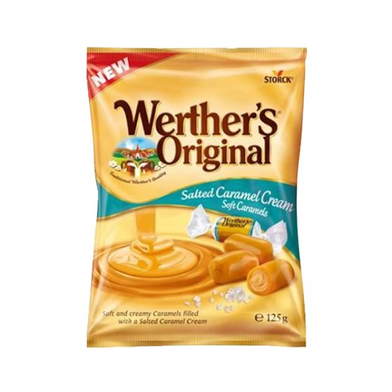 Werthers Originals Salted Caramel Soft Caramels 125G Werthers Originals Salted Caramel Soft Caramels 125G